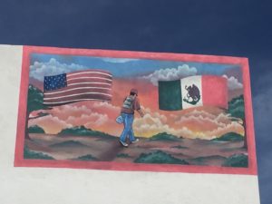 A painting at Casa de Ayunda a Indigentes y Deportados. Photo: Jen Smyers / CWS