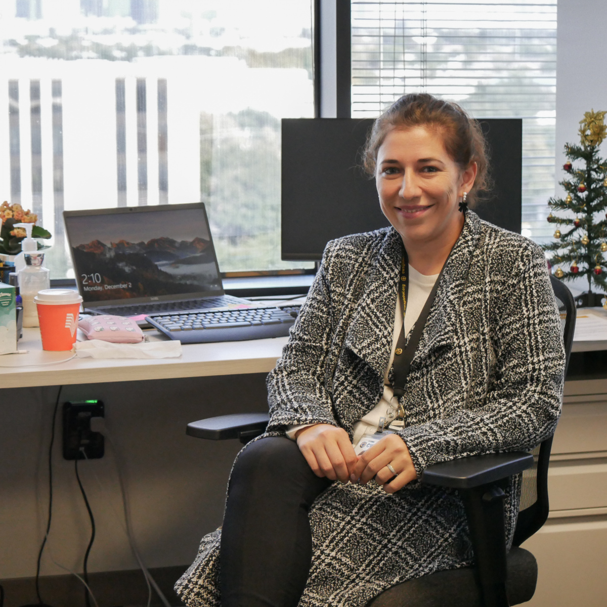 Graciela Unes, CWS' New Arrival Coordinator who has supported the family since entering the CMPP program Graciela Unes, CWS' New Arrival Coordinator who has supported the family since entering the CMPP program