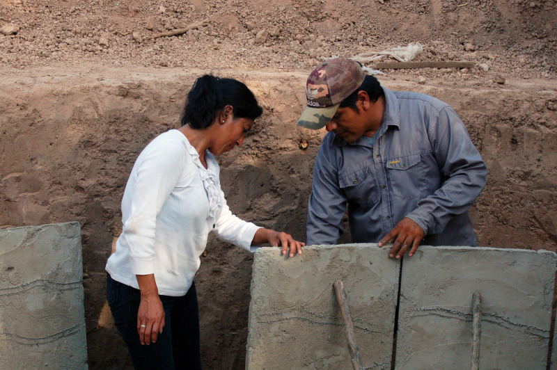 Constructing the Rainwater Cistern