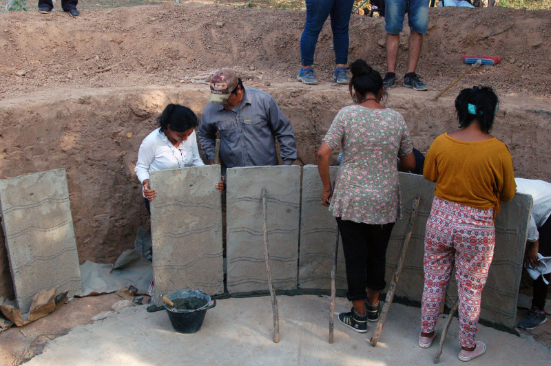 Constructing the Rainwater Cistern