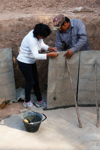 Constructing the Rainwater Cistern