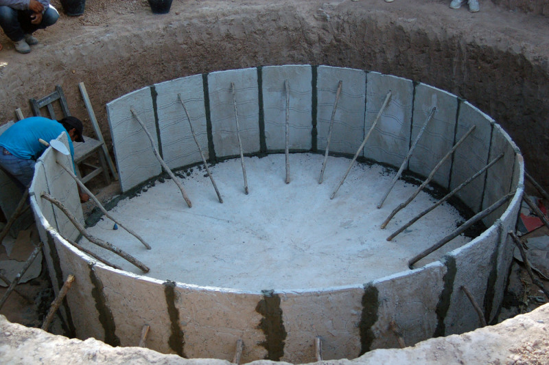 Constructing the Rainwater Cistern