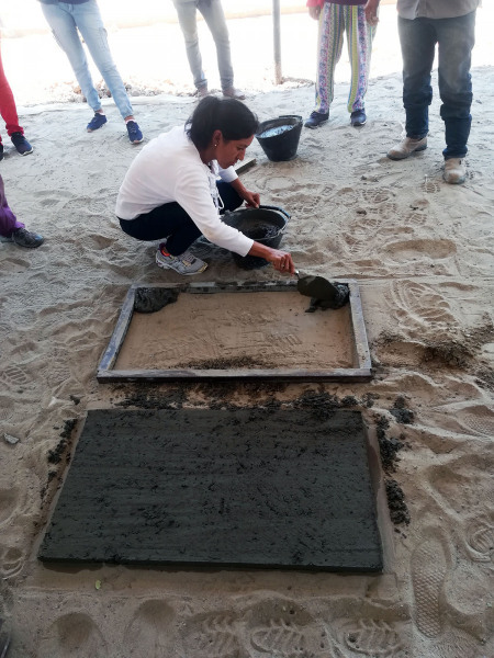 Constructing the Rainwater Cistern