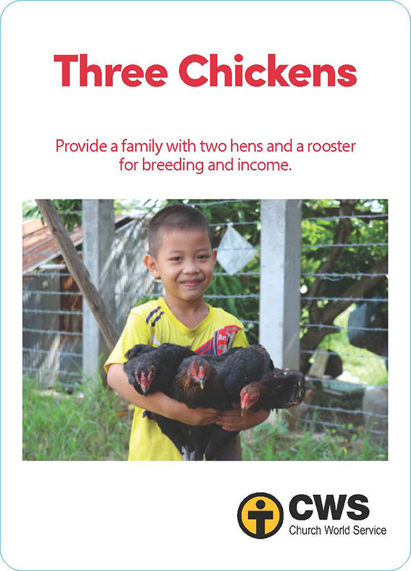 Three Chickens