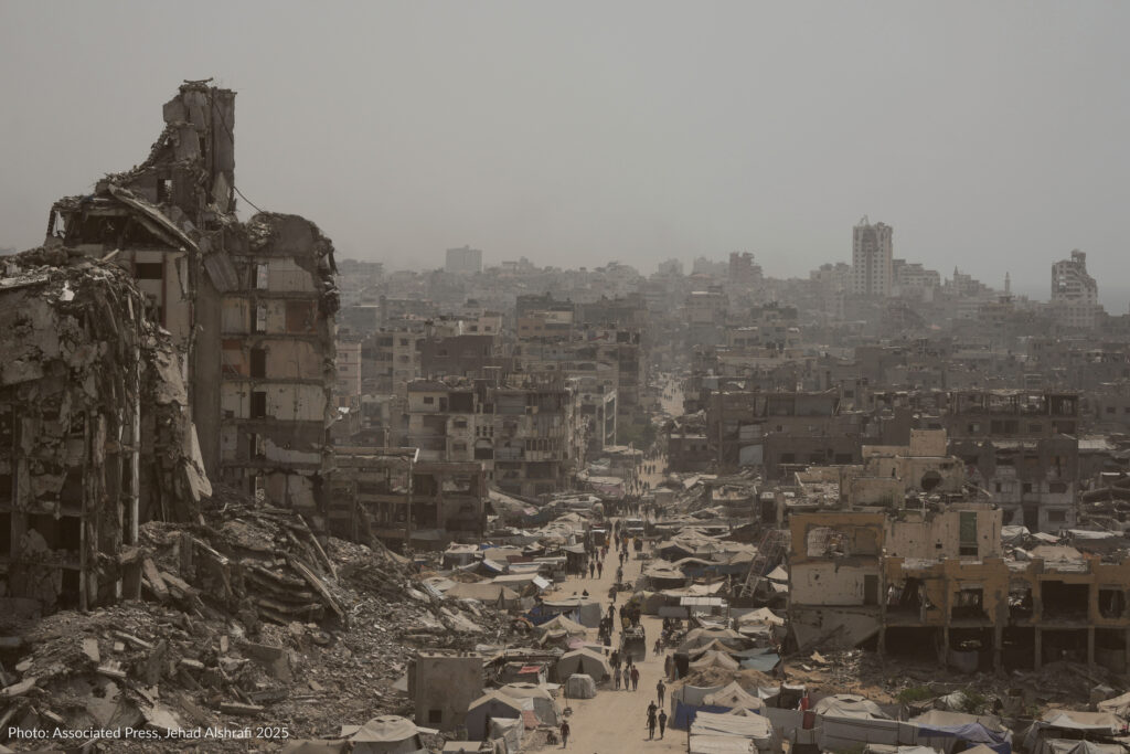An urban area decimated 